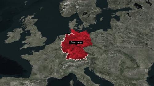 Videohive - Map Of Germany - 47764343