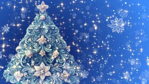 Videohive - Vintage Christmas Tree - 47784207