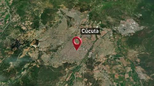 Videohive - Cúcuta City Map Zoom (Colombia) from Space to Earth - 47784254
