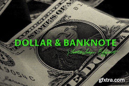 Dollar & Banknote Photoshop Effect P7LMARB