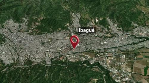 Videohive - Ibagué City Map Zoom (Colombia) from Space to Earth - 47784350