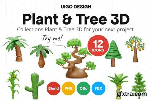 Tree And Plant 3D Icon ZK8TLAQ