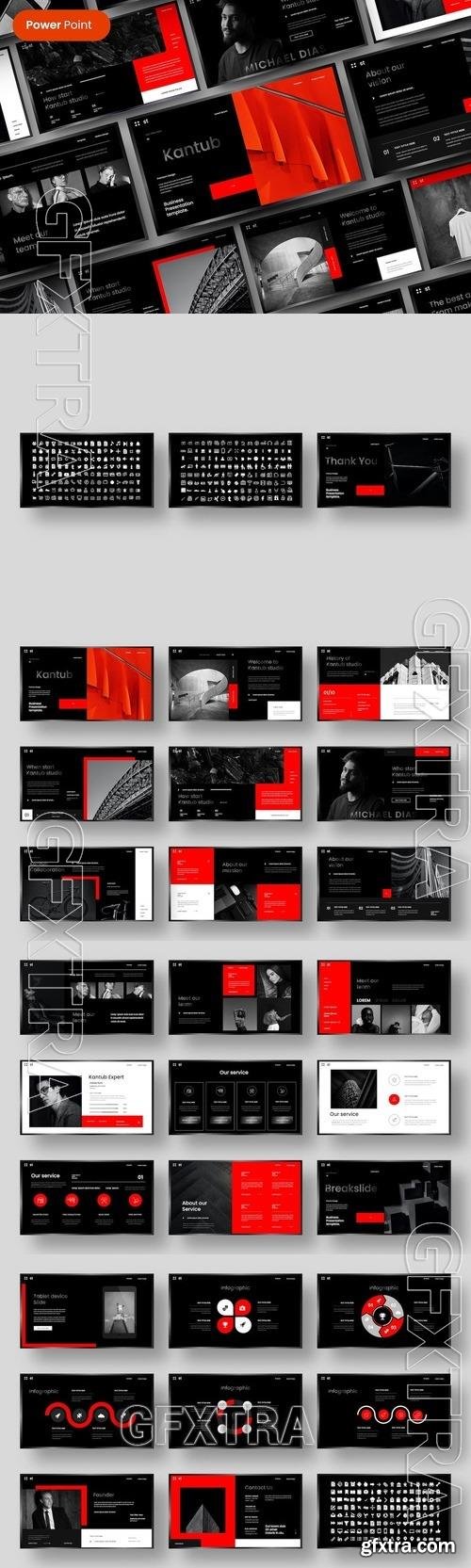 Kantub - Business PowerPoint Template 7H7YUDY