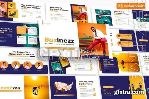 Buzinezz - Casual Business PowerPoint Presentation XC477PC