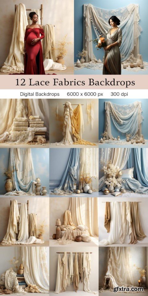 Lace Fabrics Backgrounds
