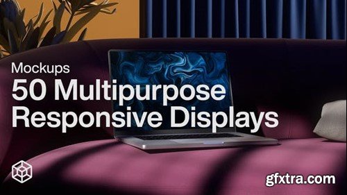 Videohive Mockups - 50 Multipurpose Responsive Displays 47845981