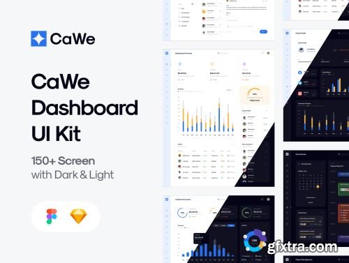 CaWe Dashboard UI Kit Ui8.net