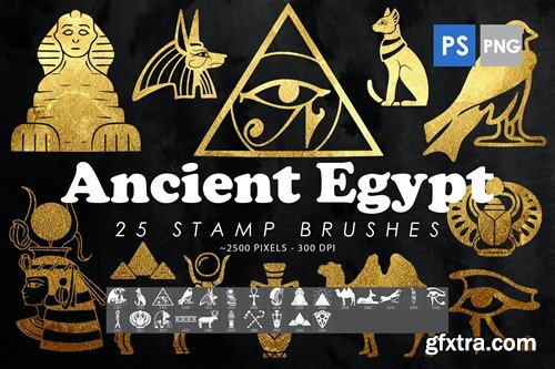 Ancient Egypt Photoshop Stamp Brushes Y7KXFB9