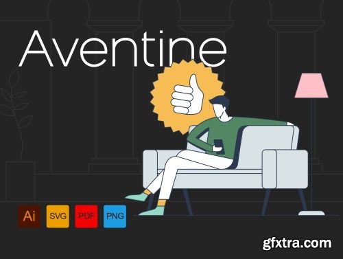 Aventine - Illustration Pack Ui8.net