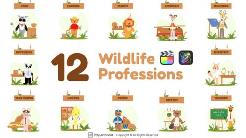 Videohive - Wildlife Professions For Final Cut Pro X - 47918613