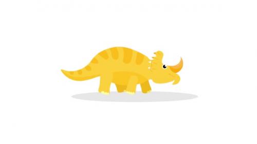 Videohive - Dinosaur Animation Design 2D Vector - 47928011