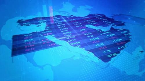 Videohive - Middle East stock market and economic business growth - 47936373