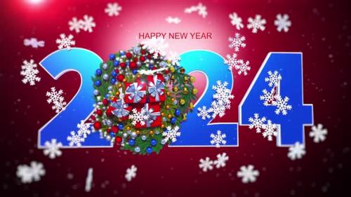 Videohive - Happy New Year Greeting Card 2024 V3 - 47936476