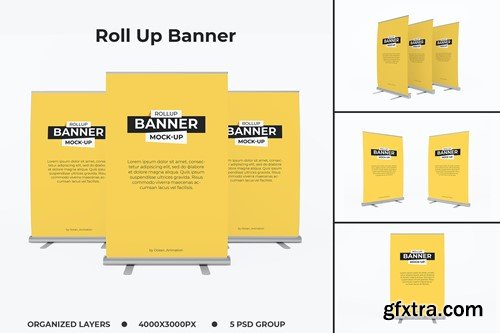 Roll Up Banner Mockup 43TTY6L