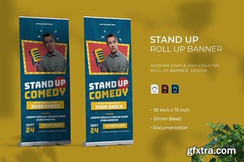 Stand Up Comedy - Roll Up Banner 8MEVFSM