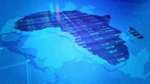 Videohive - Africa stock market and economic business growth - 47897248