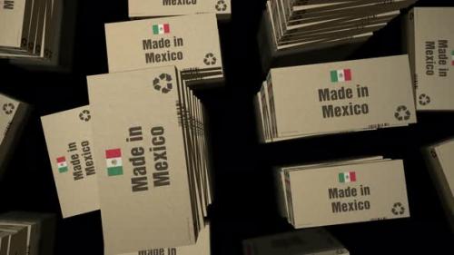Videohive - Made in Mexico box pack loop - 47901914