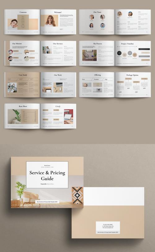 Services & Pricing Guide Template Landscape 640541863