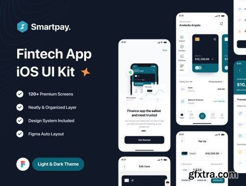 Smartpay - Fintech App iOS UI Kit Ui8.net