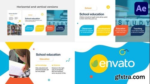 Videohive School Slideshow for After Effects 47940345