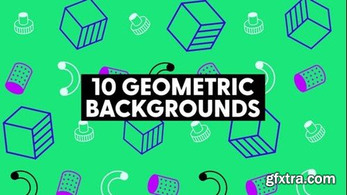 Videohive Geometric Backgrounds 47958869