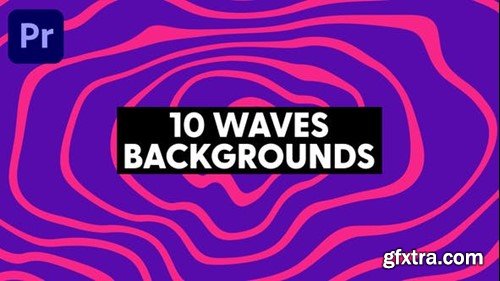 Videohive Waves Backgrounds 47958979
