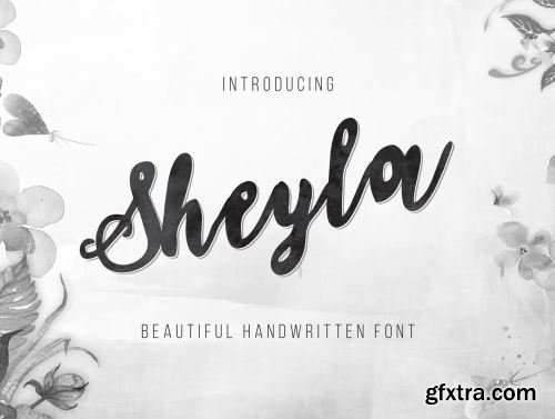 Sheyla - Handwritten Typeface Ui8.net