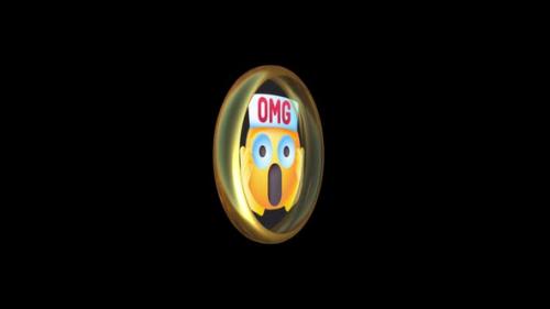 Videohive - Emoji Omg Transparent Background - 47960513