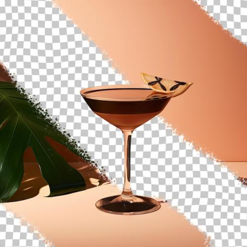 Premium PSD | Cocktail sable in the photo Premium PSD