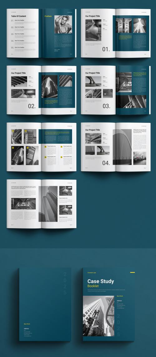 Case Study Booklet Template 640113506