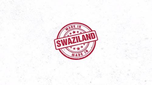 Videohive - Made In Swaziland Rubber Stamp - 47961426