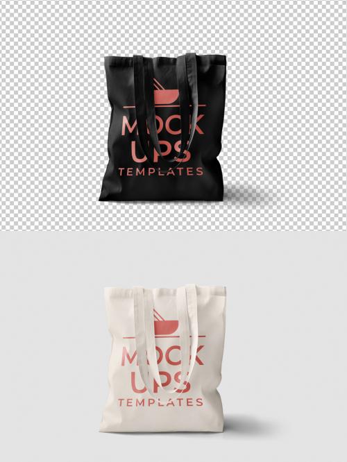 Mockup of customizable color tote bag on customizable background 640126179