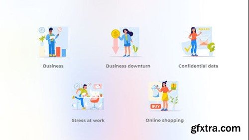 Videohive Business - Flat Сoncepts 48039005