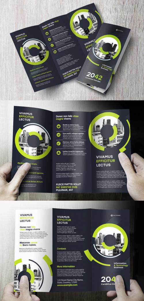 Green Technology Trifolds Brochure Layout 640119943