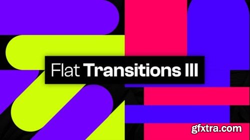 Videohive 25 Flat Transitions III 48028013