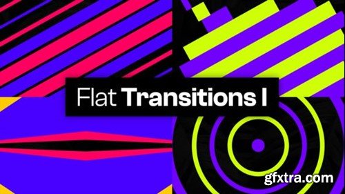 Videohive 25 Flat Transitions I 48027971