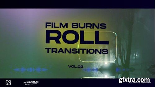 Videohive Film Burns Roll Transitions Vol. 02 48059714