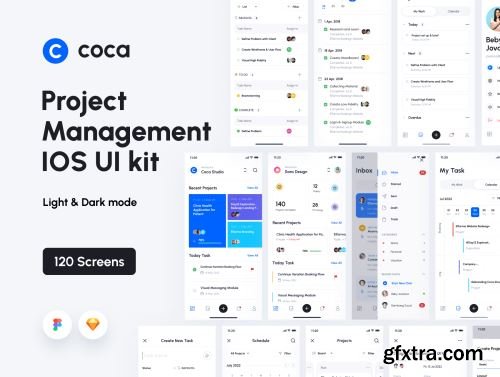 Coca - Project Management App Ui8.net