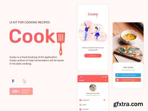 Cooky - Blog Recipe Dish Ui8.net