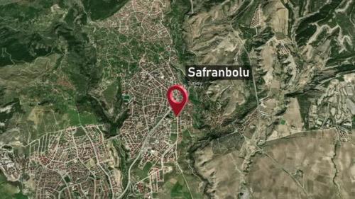 Videohive - Safranbolu City Map Zoom (Turkey) from Space to Earth - 47970586