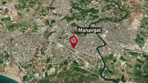 Videohive - Manavgat City Map Zoom (Turkey) from Space to Earth - 47970593