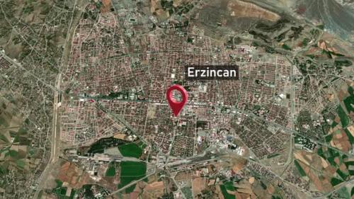 Videohive - Erzincan City Map Zoom (Turkey) from Space to Earth - 47970600