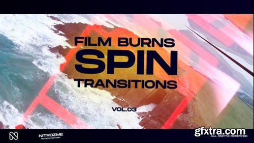 Videohive Film Burns Spin Transitions Vol. 03 48059753