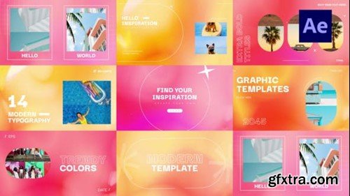 Videohive Colorful Animation Typography 48055667