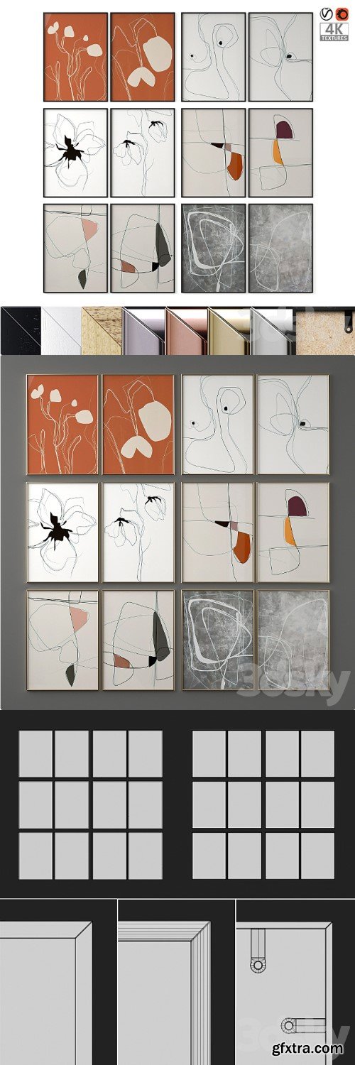 Abstract Posters Set 27