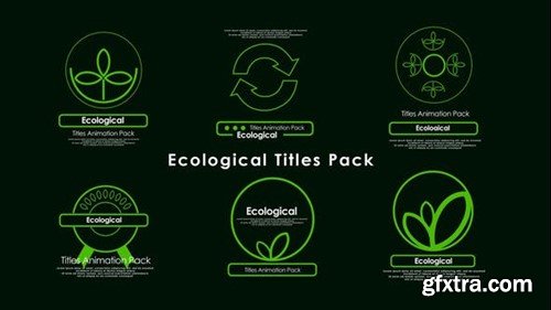 Videohive Ecological Titles 48041349