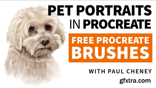 Learn To Paint Pet Portraits With Procreate Free Brushes Included