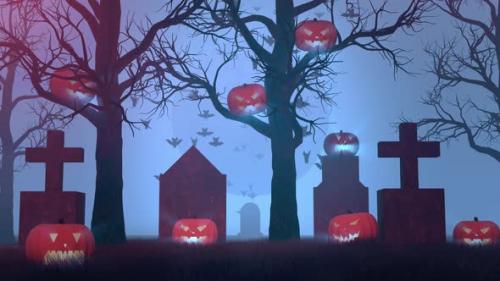 Videohive - Halloween Fantasy Background - 47959293