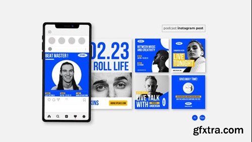 Videohive Music Podcast Instagram Post 47999462