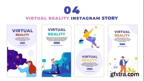 Videohive Virtual Reality Character Design Instagram Story 48057828